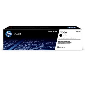 HP 106A Black Original Laser Toner Cartridge (W1106A)