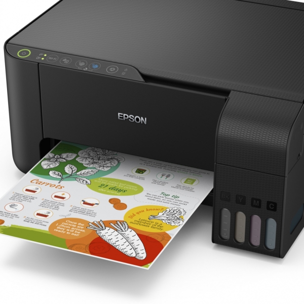 EPSON L3150 Yazıcı, Tarayıcı, Fotokopi, Wi-Fi Tanklı Mürekkepli +1 Siyah Mürekkep