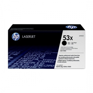 HP 53X Yüksek Kapasiteli Siyah Orijinal LaserJet Toner Kartuşu (Q7553X)