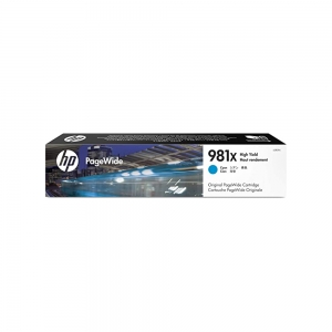 HP 981X Yüksek Kapasiteli Camgöbeği Orijinal PageWide Kartuş (L0R09A)