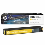 HP 981X Yüksek Kapasiteli Sarı Orijinal PageWide Kartuş (L0R11A)